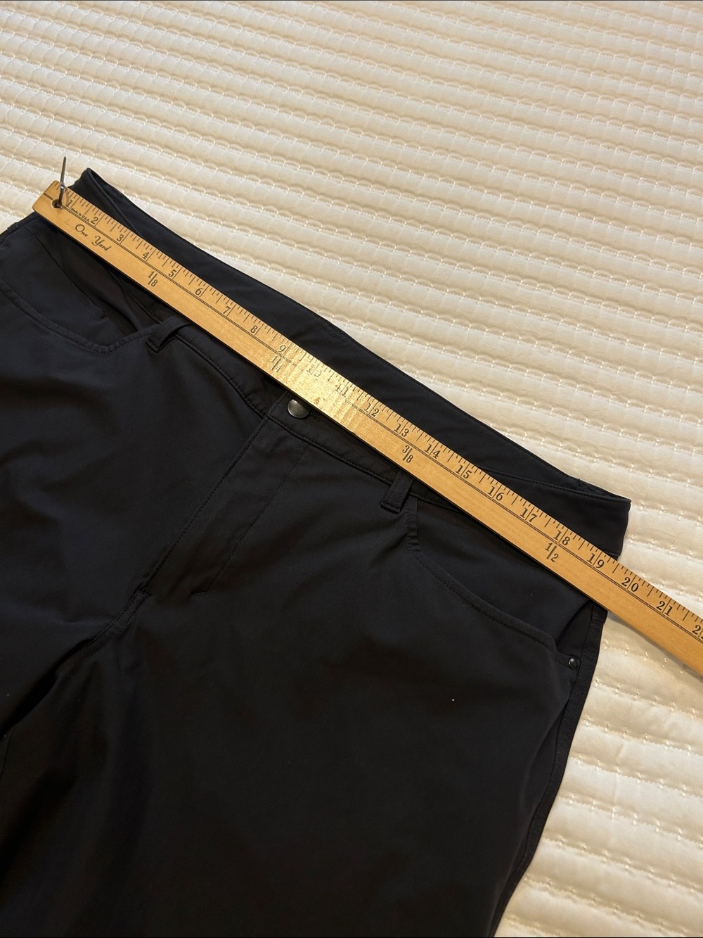lululemon athletica Black Men's Chino-Style Performance Pants 38” waist - Picture 6 of 7